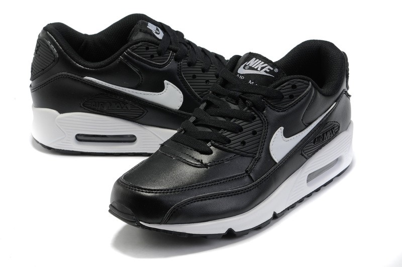 nike air max 90 cuir noir homme